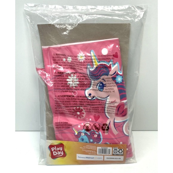 2 Play Day Inflatable Unicorn Printed Armbands in Pink Ages 3-6 NEW Water Wings - Picture 2 of 2